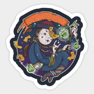 Cute Jiangshi Shirt | Kawaii Chinese Hopping Vampire Folklore Tee Sticker
